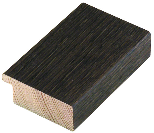 Moulding pine 45mm - veneered, colour wenge (mt 16)