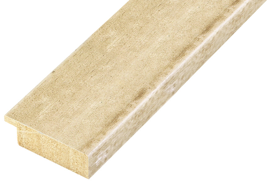 Moulding ayous 49mm - distressed cream finish