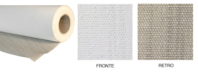Tela per pittura lino 100% 340 gr/mq - grana fine - metri 10 x 2,10