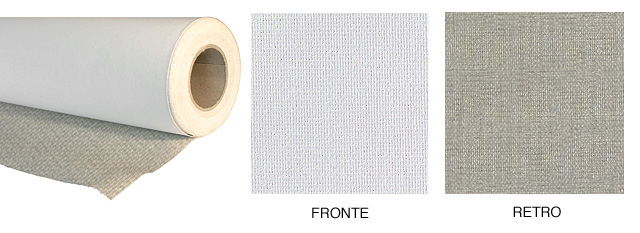 Tela per pittura misto cotone 220 gr/mq - grana fine metri 10 x 1,50