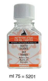 Diluente inodore per colori a olio - ml 75
