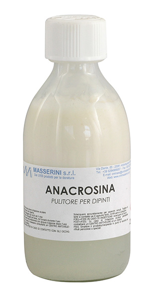 Anacrosina per pulire i dipinti all'olio - ml 250
