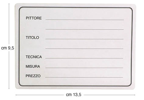 Etichette non adesive in italiano - 50 etichette