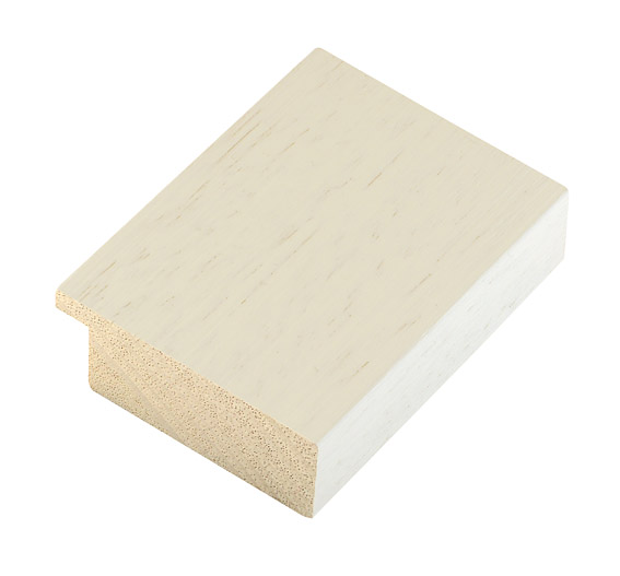 Moulding ayous 53mm - matt finish, cream