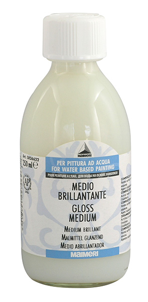 Medium brillante per colori acrilici - ml 250