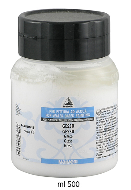 Fondo gesso per colori acrilici - ml 500