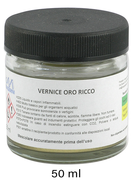 Bronzo liquido - Vaso da 50 ml - Oro ricco