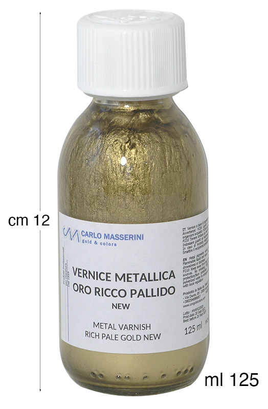 Bronzo liquido - Bottiglia da 125 ml - Oro ricco pallido