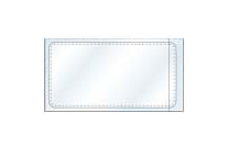 Bustine adesive trasparenti cm 4x7,5 - conf.100