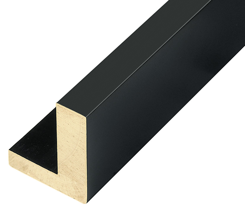 Moulding Jelutong L shape, Width 45mm Height 55 Black