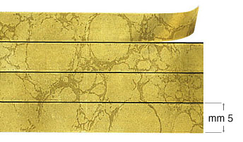 Nastri decorativi - Oro vecchio - mt 12 - 4 strisce da 5 mm