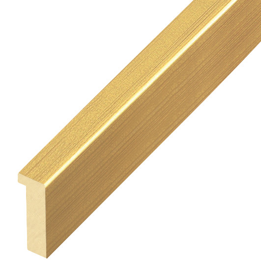 Moulding ayous, width 10mm, height 25mm - gold