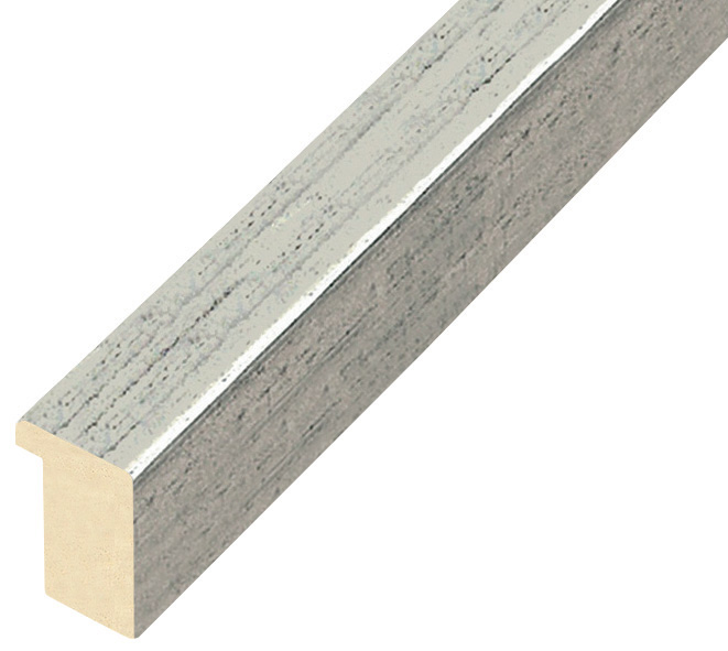 Asta ayous piatta Larg.mm20 Alt.25 - Argento vecchio - 622ARGVEC
