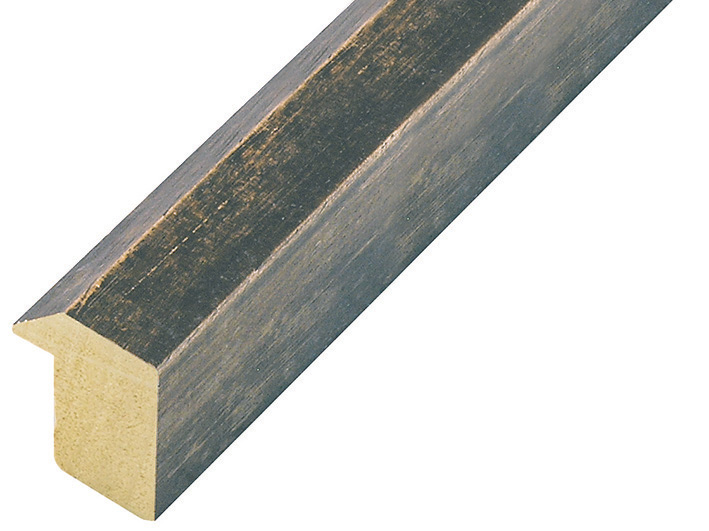 Moulding ayous, width 27mm Height 35, distressed grey