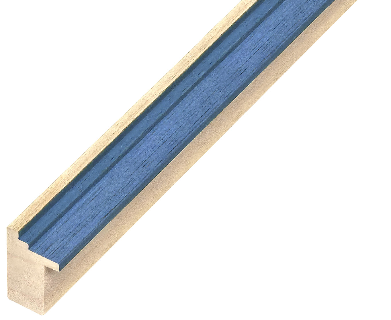 Asta in ayous - Larghezza 33mm Altezza 23- colore blu - 633BLU