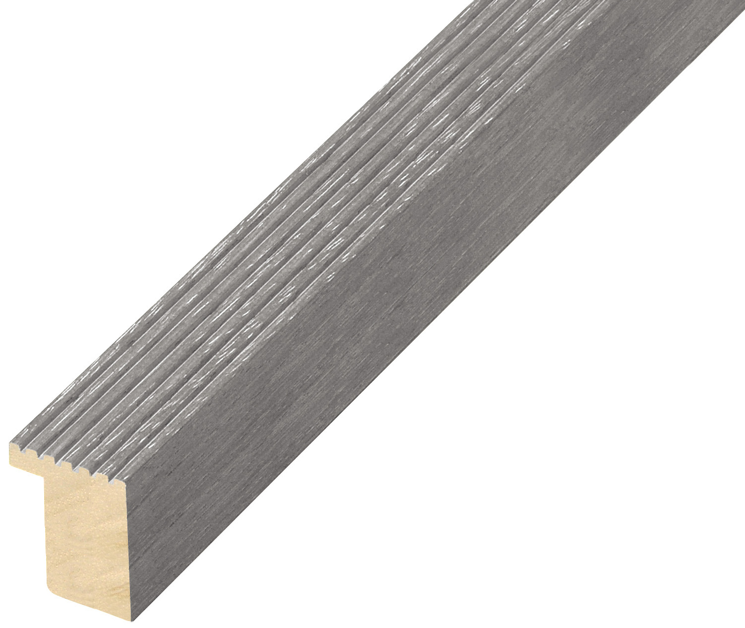 Asta in ayous trattato - Larghezza 24mm Alt.33 - Grigio - 643GRIGIO