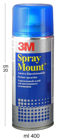 Adesivo spray trasparente 
