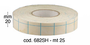 Filmoplast SH in tessuto bianco - mm 20x25 metri