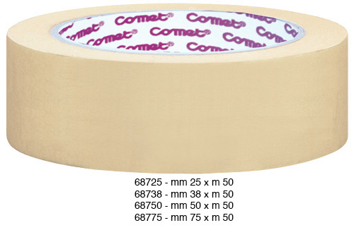 Nastro adesivo avana in carta crespata per mascherature - mm75x50mt