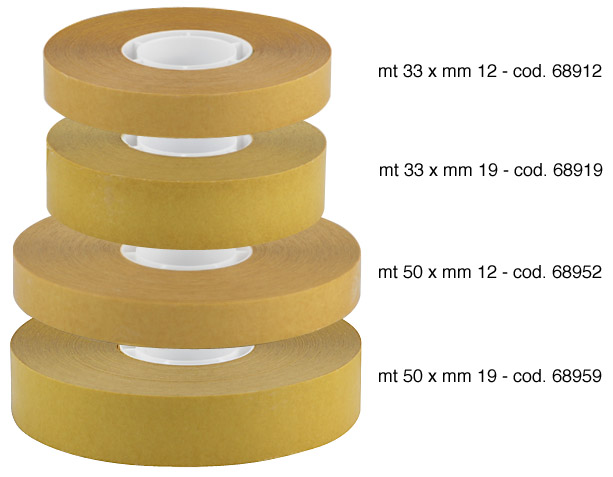 Transfer Tape biadesivo da stendere con l'applicatore - mm 12x50 mt