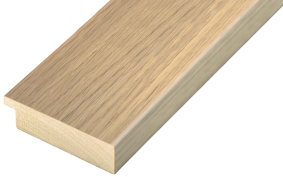 Moulding pine 70mm - veneered, colour beech (mt 24)