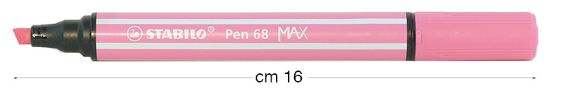 Pennarelli Stabilo Pen 68 MAX - Rosa