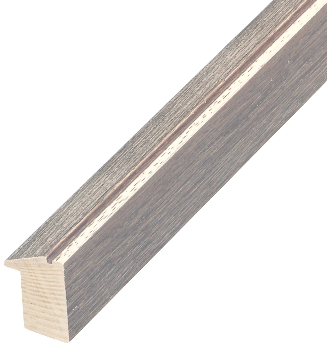 Asta ayous Alt.40 mm Larg.28 - tonalità grigio opaco - 727GRIGIO