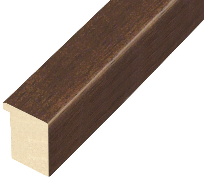 Moulding ayous, width 30mm height 32 - walnut
