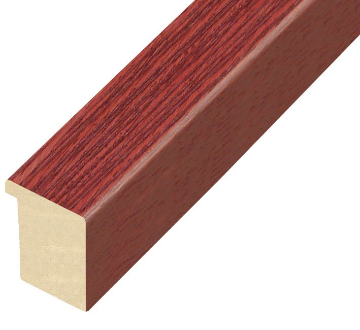 Asta in ayous - Larghezza mm30 Altezza 32 - Rosso - 730ROSSO