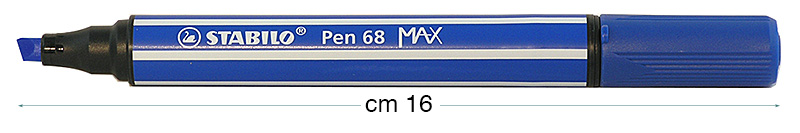 Pennarelli Stabilo Pen 68 MAX - Blu oltremare