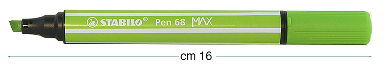Pennarelli Stabilo Pen 68 MAX - Verde chiaro