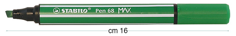 Pennarelli Stabilo Pen 68 MAX - Verde smeraldo