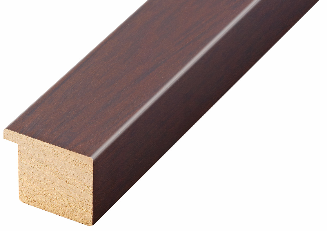 Moulding ayous, width 40mm height 32 - walnut