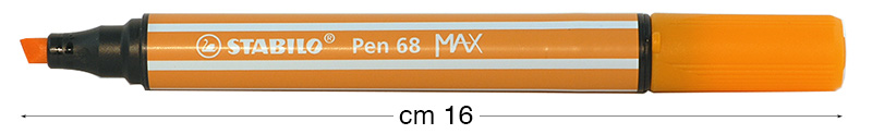 Pennarelli Stabilo Pen 68 MAX - Arancio