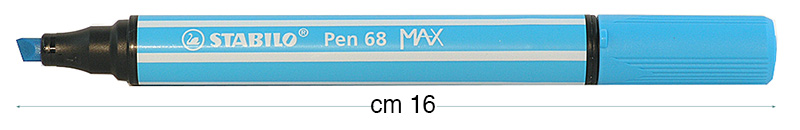 Pennarelli Stabilo Pen 68 MAX - Azzurro