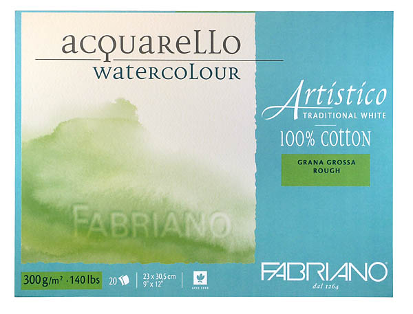 Fabriano Artistico grammi 300 grossa - cm 31x46 Blocco 20 fg