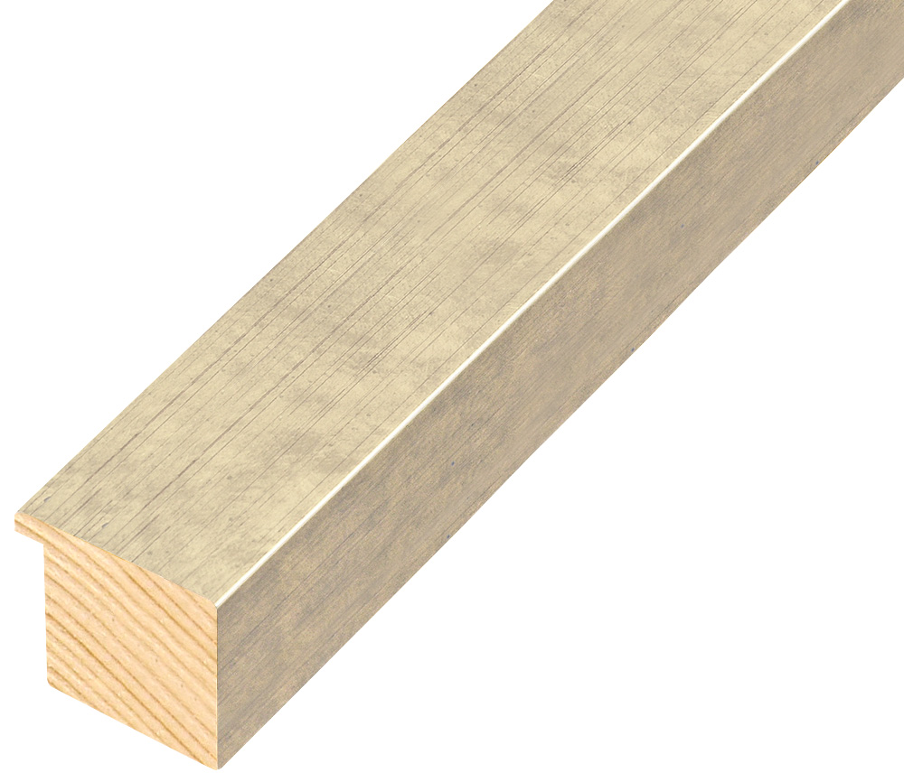 Asta pino giuntato - Larghezza 40mm Altezza 32 - Argento screziato - 824ARG