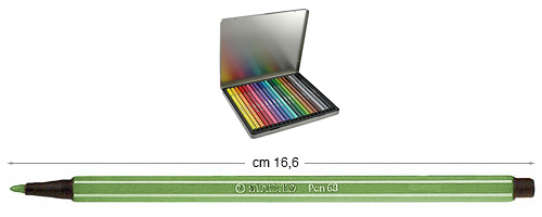 Pennarelli Stabilo Pen 68 - Verde chiaro