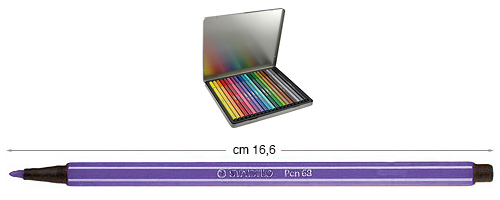 Pennarelli Stabilo Pen 68 - Viola