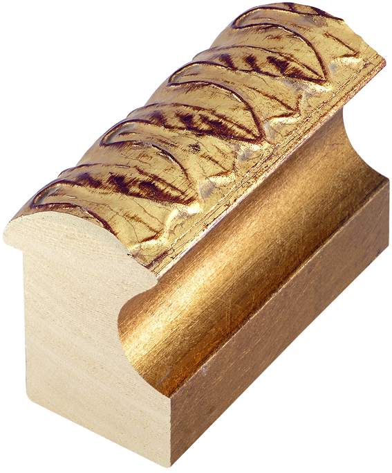 Moulding ayous, width 60mm, height 91, gold