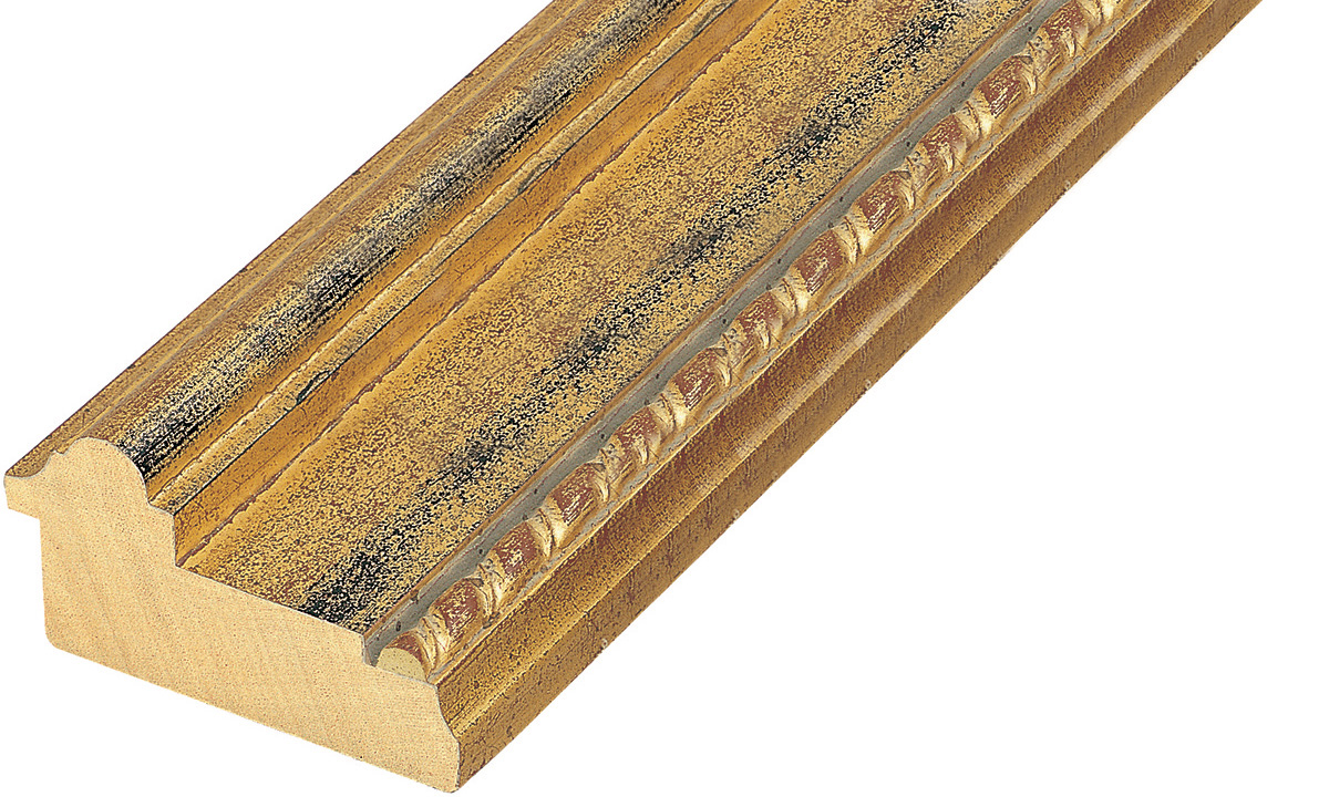 Moulding ayous, width 94mm, height 50, Gold