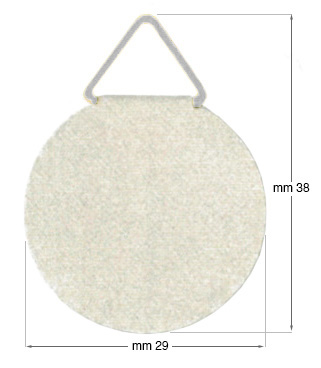 Attaccaglie gommate con diametro mm 29 - Confez.1000 pz