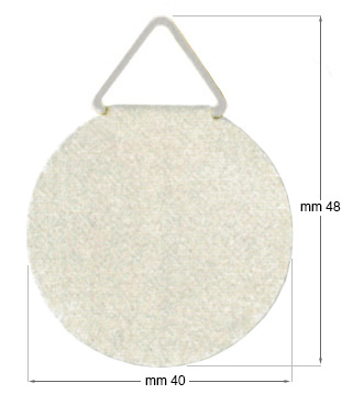 Attaccaglie gommate con diametro mm 40 - Confez.500 pz