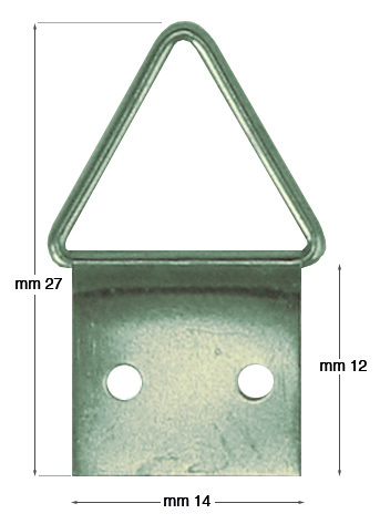 Attaccaglie snodate nichelate n.3 - Confez.500