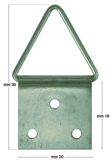 Attaccaglie snodate nichelate n.5 - Confez.500