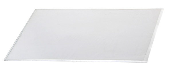 Buste PVC trasparente cucite, lastra alveolare bianca 71x101