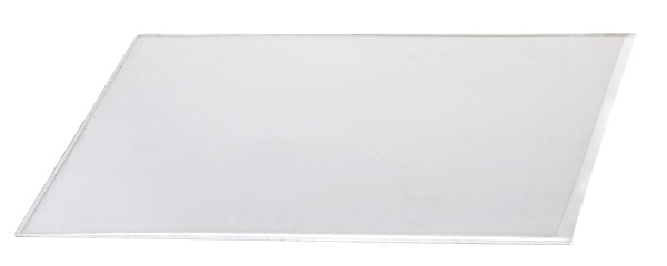 Buste PVC trasparente cucite, lastra alveolare bianca cm 51x71