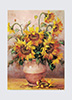 Stampa: Fiori in vaso - cm 50x70