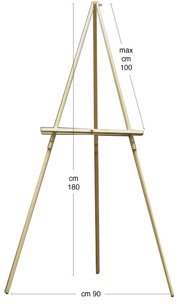Cavalletto da esposizione