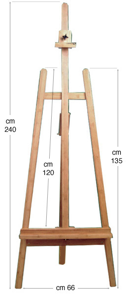 Cavalletto da studio a lira